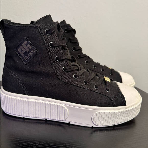 PF. FLYERS ALLSTON UNISEX PLATFORM CANVAS SNEAKERS W 9.5 UNISX 8 NEW - Picture 1 of 5